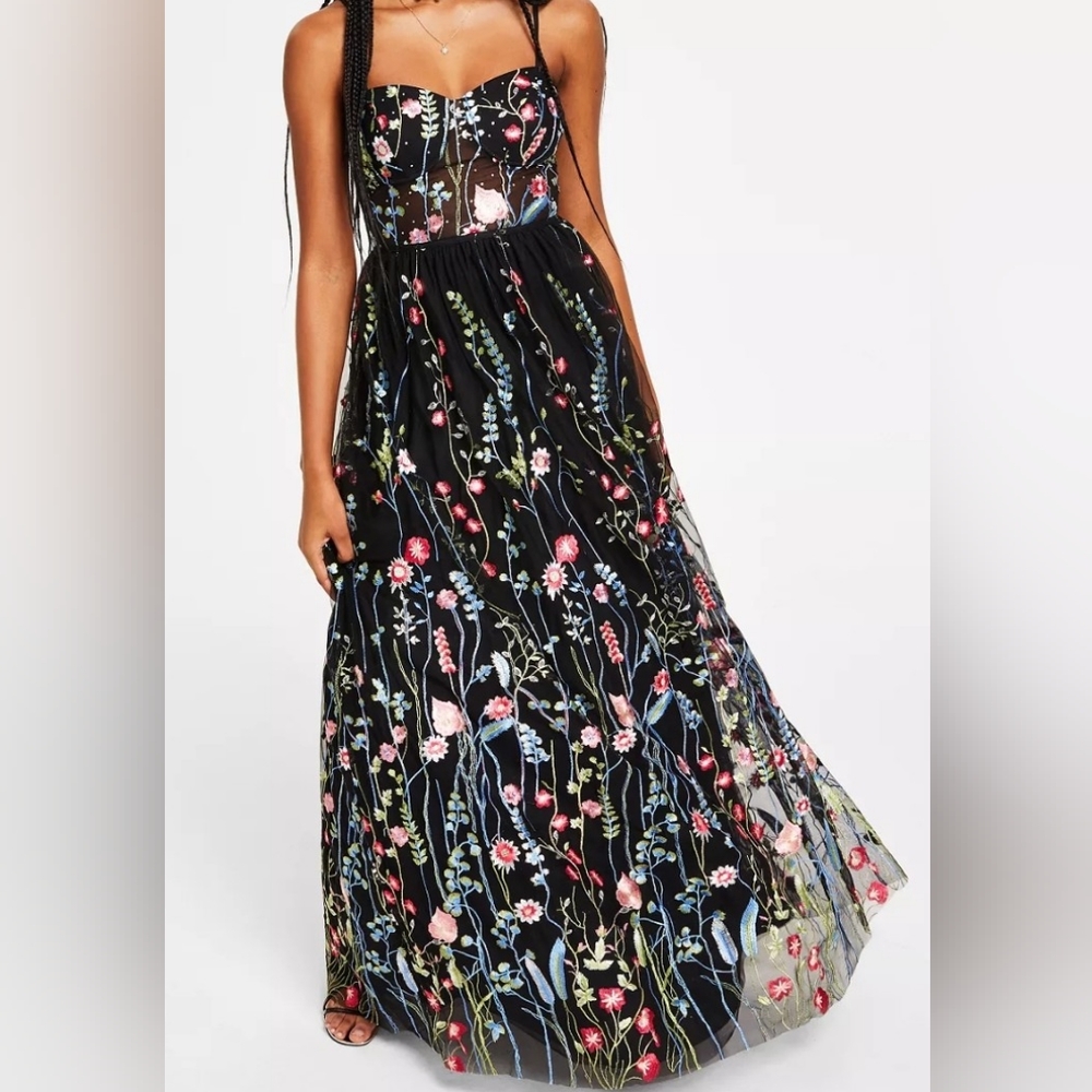 Gorgeous embroidered prom dress